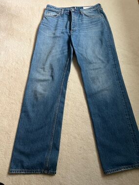 Rag & Bone Women’s Blue Straight-Leg Jeans - Size 30